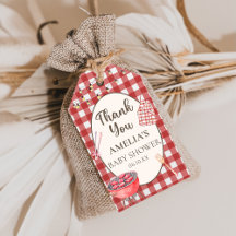 Red Baby-Q Baby Shower Geschenktasten