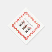 Red Baby Soda Ready to POP  Serviette (Ecke)