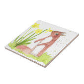 Red Baby Squirrel Wasserfarbe Tier WIldlife Fliese (Seite)