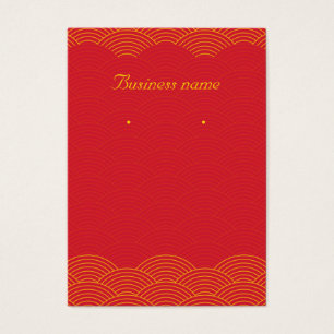 Red Background Earring Cards