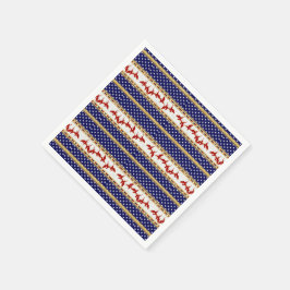 Red Bald Eagle America Paper Napkin Serviette