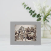 Red Ball Express Supply Convoy Postkarte (Stehend Vorderseite)