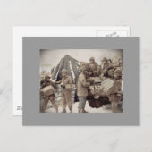 Red Ball Express Supply Convoy Postkarte (Vorne/Hinten)