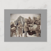 Red Ball Express Supply Convoy Postkarte (Vorderseite)