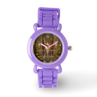 Red Ballerina und Nutcracker Glitzer Wrist Watch