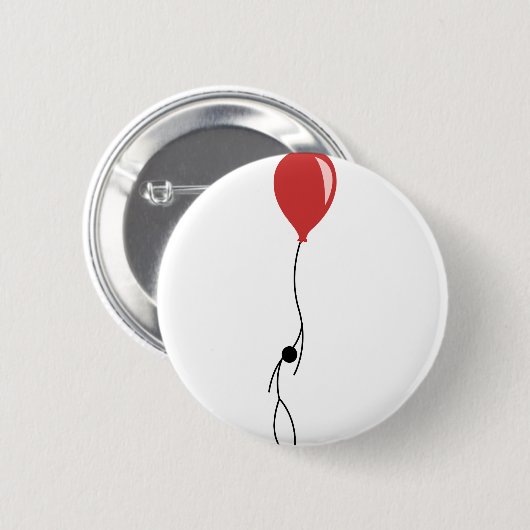 Red balloon button (Vorne & Hinten)
