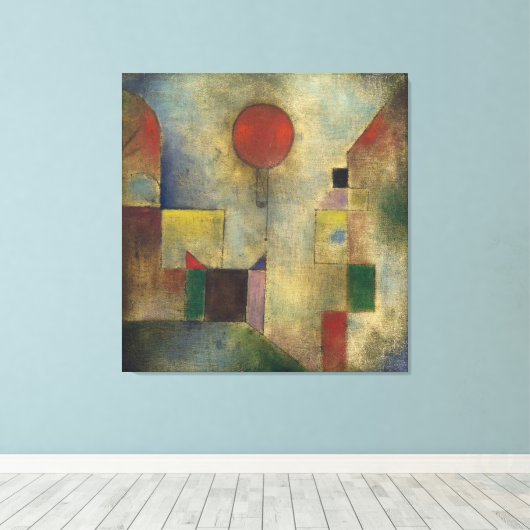 Red Balloon Leinwanddruck (Insitu (Holzboden))