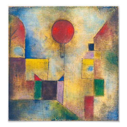Red Balloon | Paul Klee | Fotodruck (Vorne)