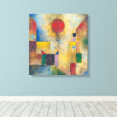 Red Balloon | Paul Klee | Leinwanddruck (Insitu (Holzboden))
