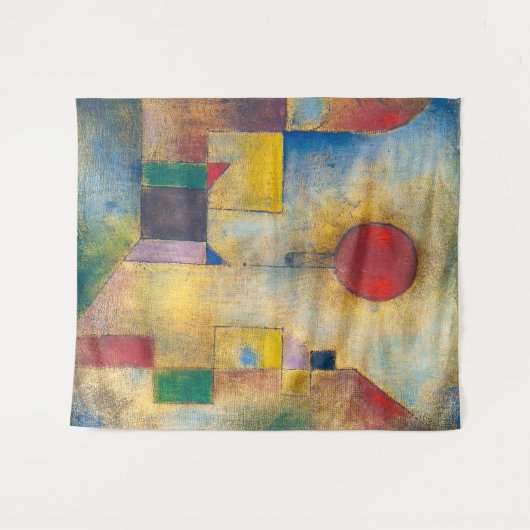 Red Balloon | Paul Klee | Wandteppich (Vorderseite (Horizontal))