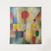 Red Balloon | Paul Klee | Wandteppich (Vorderseite)