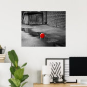 Red Balloon Poster (Heimbüro)