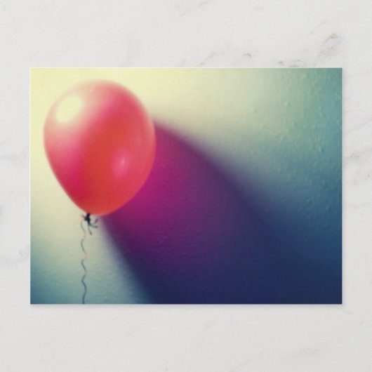 Red Balloon Postkarte (Vorderseite)