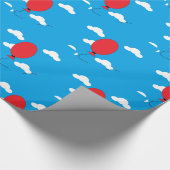 Red Balloon Rising Geschenkpapier (Ecke)