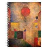 Red Balloon von Paul Klee Notizblock (Vorderseite)