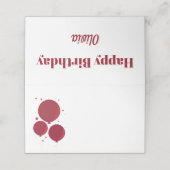 Red Balloons | Platzkarten (Außenseite Aufgefaltet)