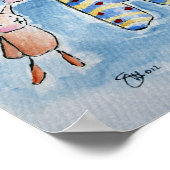 Red Baloon Poster (Ecke)