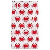 Red Baltimore Maryland MD Chesapeake Bay Crabs Kleine Geschenktüte (Vorderseite)