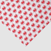 Red Baltimore Maryland MD Chesapeake Bay Crabs Seidenpapier (Ausschnitt)