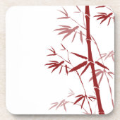 Red Bamboo Cork Untersetzer (Vorderseite)