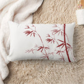 Red Bamboo Pillow Lendenkissen (Decke)
