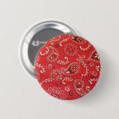 Red Bandana Button (Vorne & Hinten)