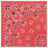 Red Bandana Fabric Stoff (Nahaufnahme)
