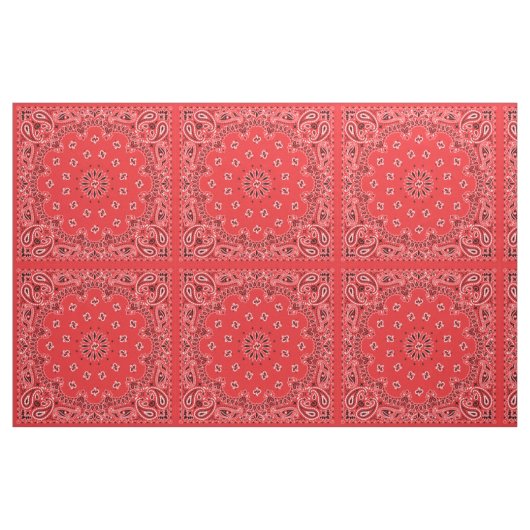 Red Bandana Fabric Stoff (Fat Quarter (45,7 x 55,9 cm))