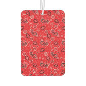 Red Bandana Heart Car Geschenk Spaß Air Freshener Autolufterfrischer (Rückseite)