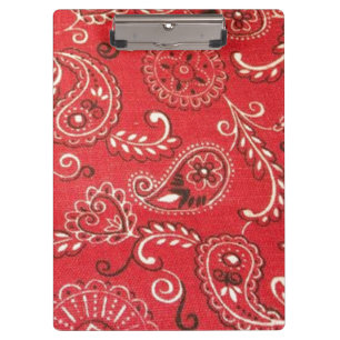 Red Bandana Klemmbrett