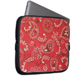 Red Bandana Laptopschutzhülle (Vorne Rechts)