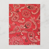 Red Bandana Postkarte (Vorderseite)