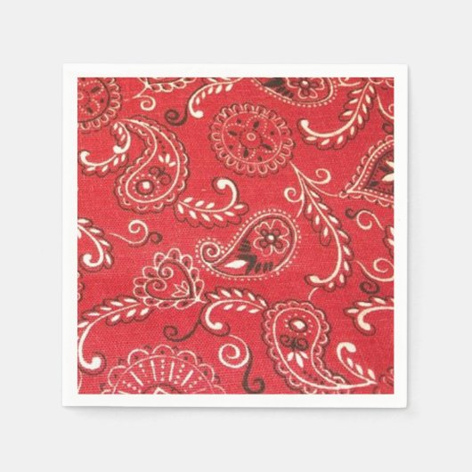 Red Bandana Serviette (Vorderseite)