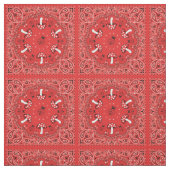 Red Bandana Stoff (Muster)