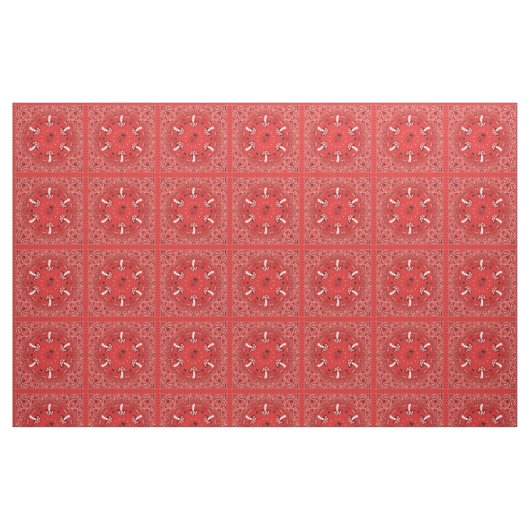 Red Bandana Stoff (Fat Quarter (45,7 x 55,9 cm))