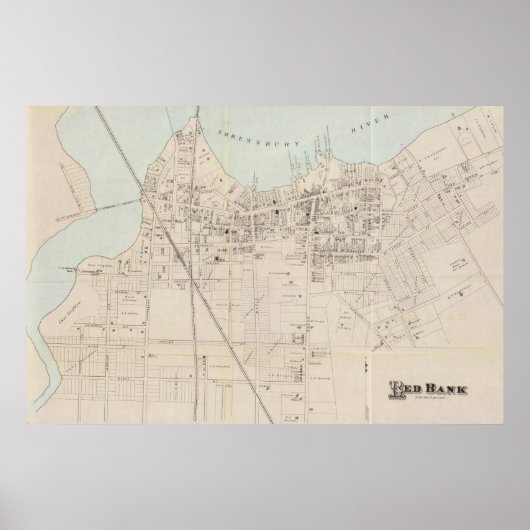 Red Bank, Ner Jersey Poster (Vorne)