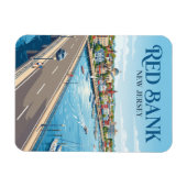 Red Bank New Jersey Magnet (Horizontal)