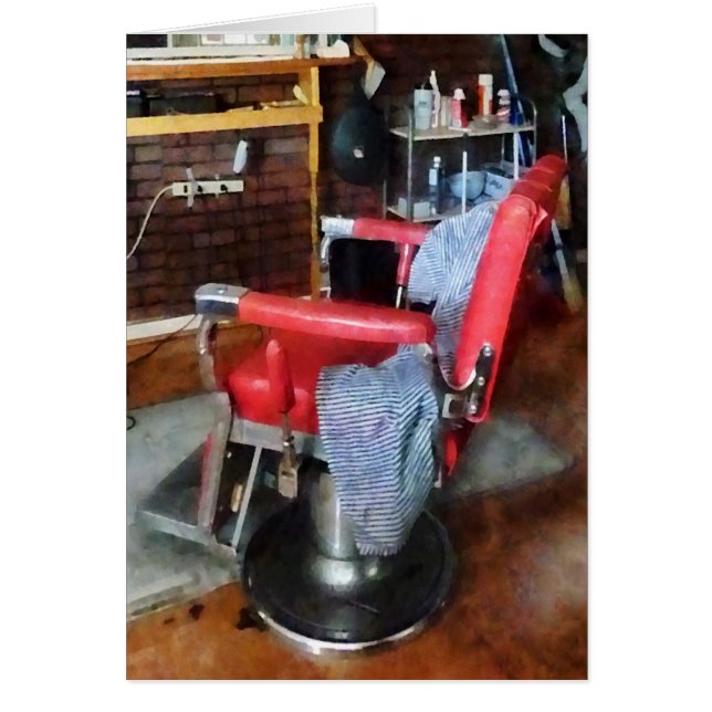 Red Barber Chair (Vorne)