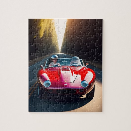 Red Barchetta Puzzle (Vertikal)
