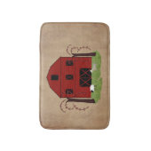Red Barn Bath Mat Badematte (Vorderseite Vertikal)