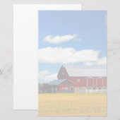 Red Barn Briefpapier (Vorne/Hinten)