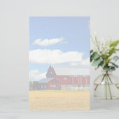 Red Barn Briefpapier (Stehend Vorderseite)