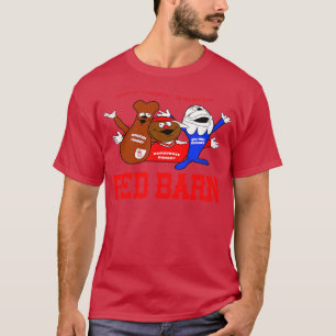 Red Barn Chicken Hunger Hamburger Big Fish T-Shirt