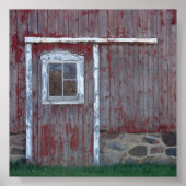 Red Barn Door Poster (Vorne)