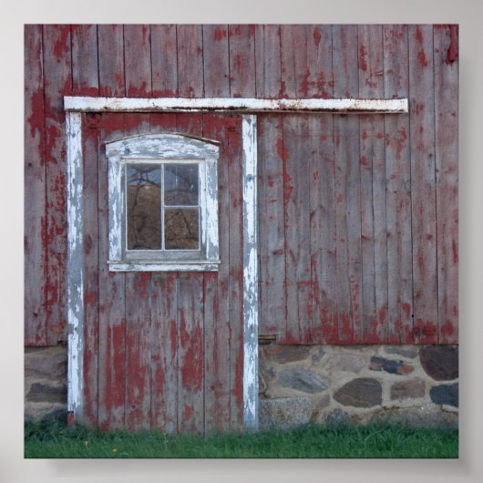 Red Barn Door Poster (Vorne)