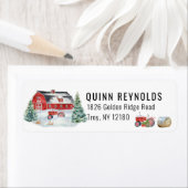 Red Barn | Etikett der rücksendefähigen Winterfarm (Insitu)