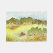 Red Barn Fleecedecke (Vorderseite (Horizontal))