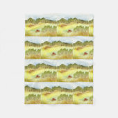 Red Barn Fleecedecke (Vorderseite)