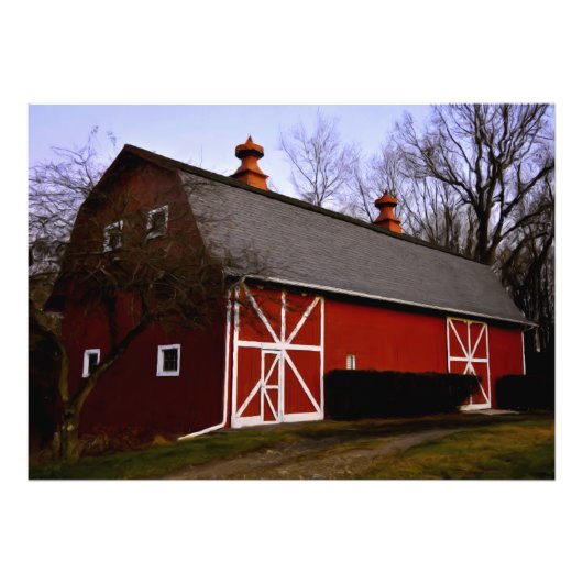 Red Barn Fotodruck (Vorne)