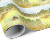 Red Barn Geschenkpapier (Rolleneckpunkt)
